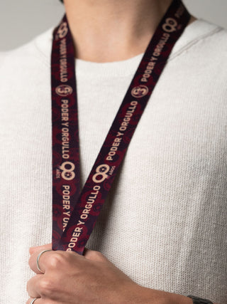 Lanyard 90 Aniversario, Morado