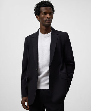 Blazer Desestructurado con Abertura Espalda