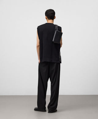 Chaleco con Pinzas Laterales de Punto