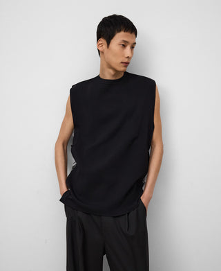 Chaleco con Pinzas Laterales de Punto