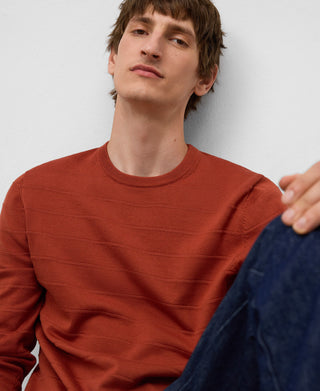 Sudadera de Punto con Tejido Rayas