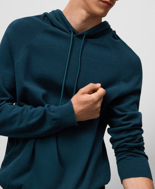 Sudadera con Capucha y Detalle de Canalé