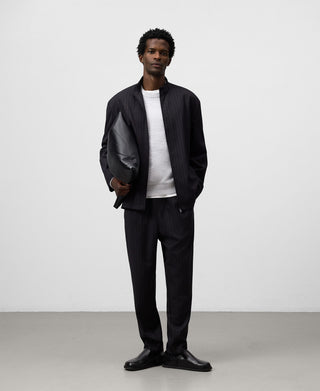 Pantalón con Cintura Elástica Estampado Rayas