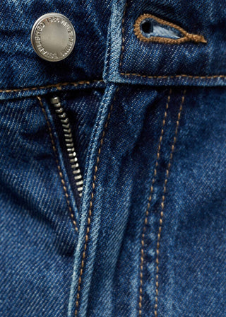 Jeans Wide Leg con Pinzas