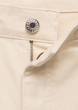 Jeans Flare Talle Medio con Bolsillos