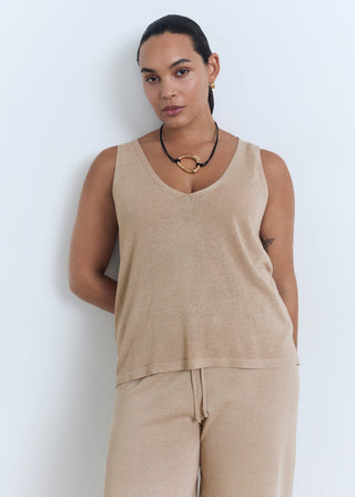 Camiseta de Tirantes Cuello Pico