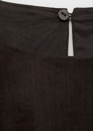 Blusa Manga Corta Estilo Globo