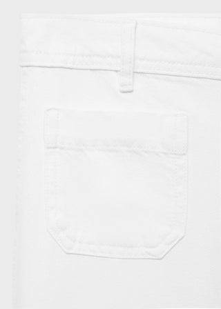 Jeans Wide Leg Talle Alto con Bolsillos