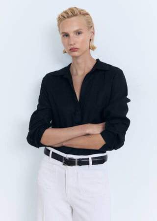 Jeans Wide Leg Talle Alto con Bolsillos