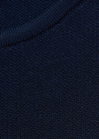 Vestido Cuello Redondo de Punto