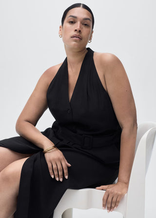 Vestido Camisero con Detalle de Cinturón