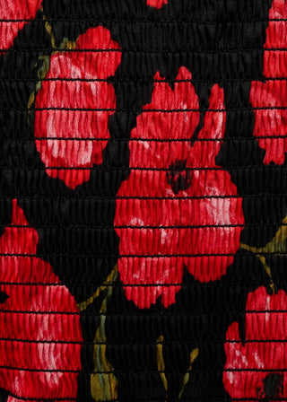 Blusa Crop con Estampado Floral.