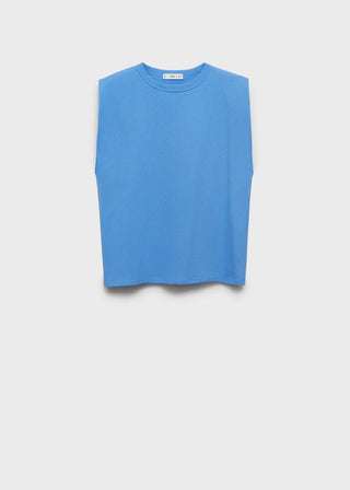 Camiseta Manga Corta con Hombreras