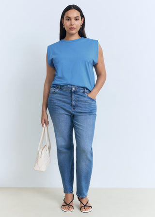 Camiseta Manga Corta con Hombreras