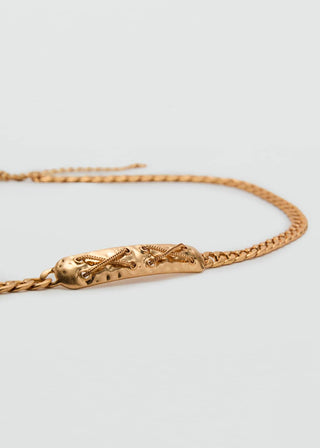 Cinturón con Cadena Metálica