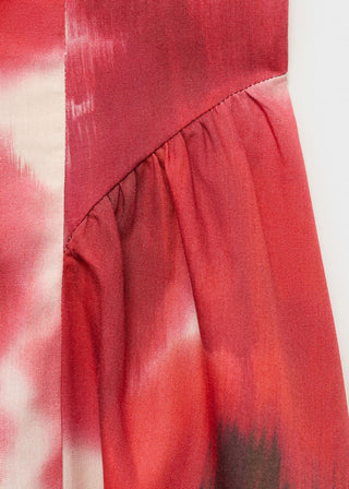 Vestido Midi con Estampado Floral