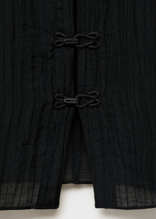 Blusa Cuello Mao con Botones