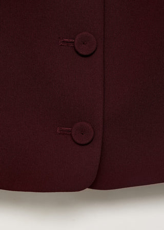 Chaleco de Traje con Detalle de Botones.