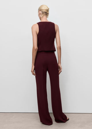 Chaleco de Traje con Detalle de Botones.