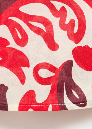 Camisa Manga Larga con Estampado Floral