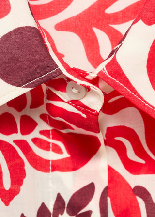 Camisa Manga Larga con Estampado Floral