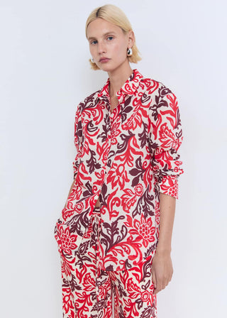 Pantalón con Cintura Elástica Estampado