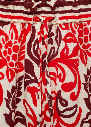 Pantalón con Cintura Elástica Estampado