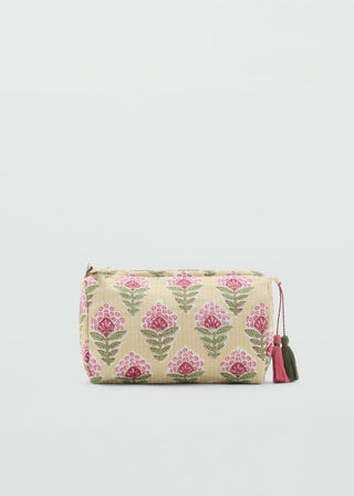 Neceser Pequeño con Estampado Floral