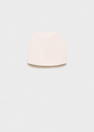 Blusa Crop con Detalle de Botones