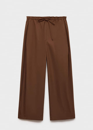 Pantalón Talle Alto con Cintura Elástica