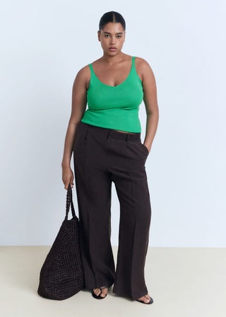 Camiseta Entallada de Tirantes