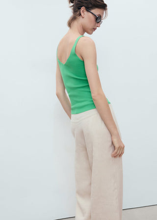 Camiseta Entallada de Tirantes