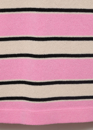 Camiseta Manga Corta Estampado de Rayas