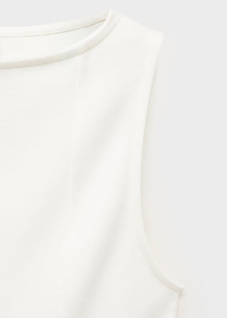 Blusa Peplum con Detalle en Costuras