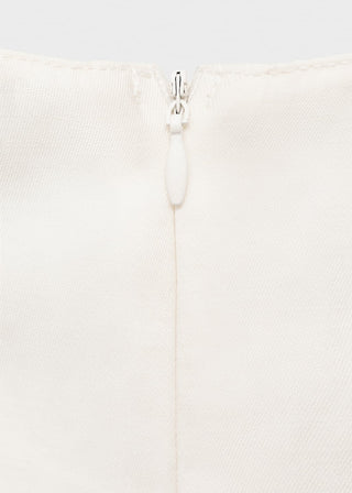 Blusa Cuello Halter con Tirantes Anchos