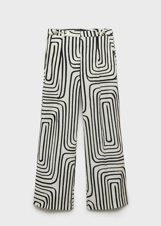 Pantalón con Cintura Elástica Estampado