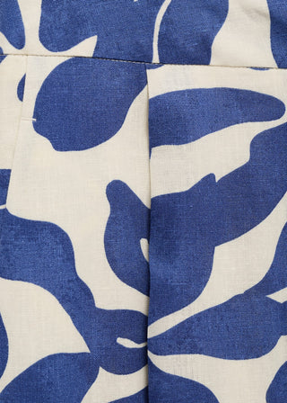 Pantalón Talle Medio con Estampado Floral