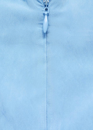 Vestido Corto Cuello Redondo