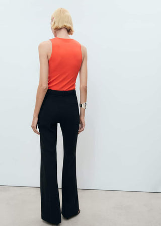 Blusa sin Mangas de Punto Fino