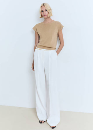 Sudadera Manga Corta de Punto Fino