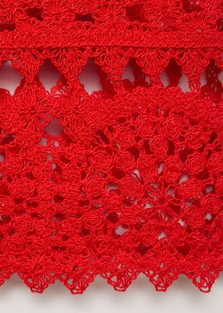 Blusa Cuello Halter de Crochet