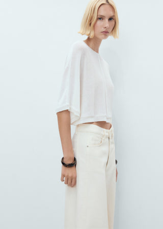 Sudadera Oversize Manga Corta