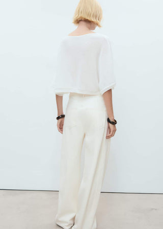 Sudadera Oversize Manga Corta