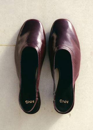 Zapato de Piel con Tacón.
