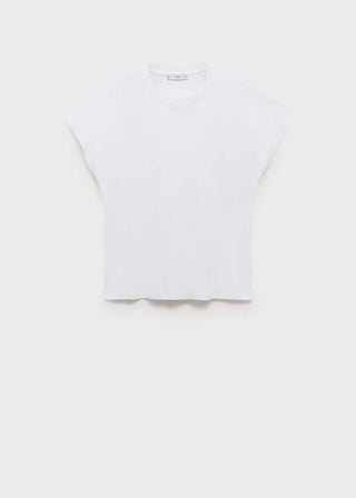 Camiseta Cuello Redondo de Algodón