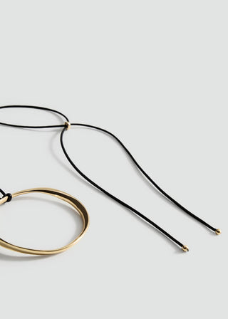 Collar Colgante con Aro