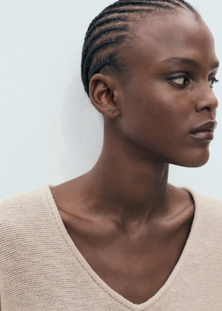 Sudadera Cuello V de Punto