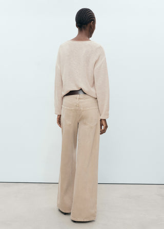 Sudadera Cuello V de Punto