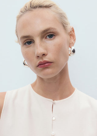 Chaleco de Punto con Botones.