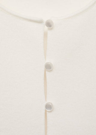 Chaleco de Punto con Botones.